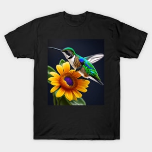 Spira Hummingbird Flying Nature T-Shirt